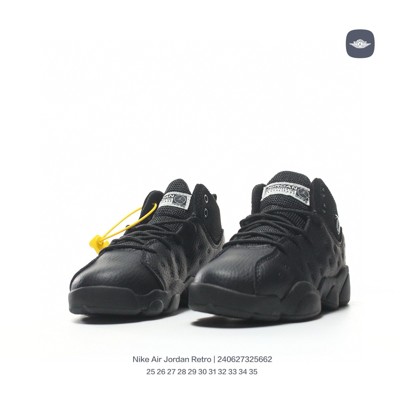 AJ13-1/split leather'  black"