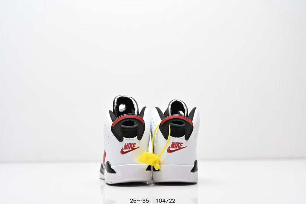 Joe 6 split leather children's shoes"white, red"