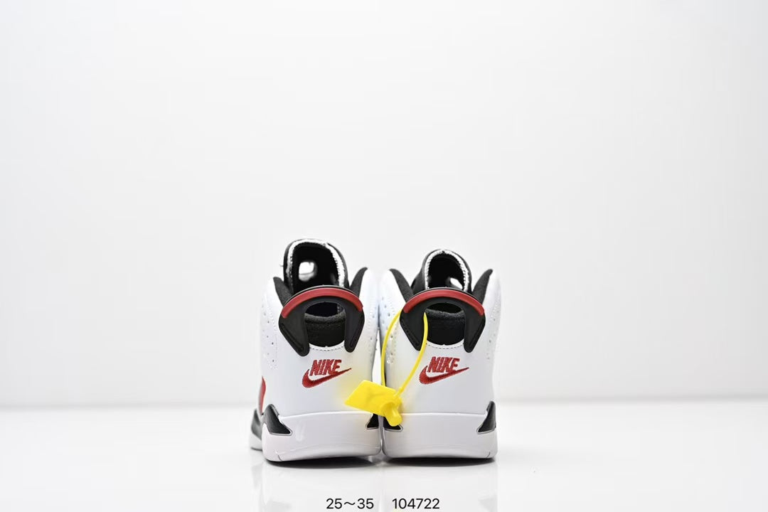 Joe 6 split leather children's shoes"white, red"
