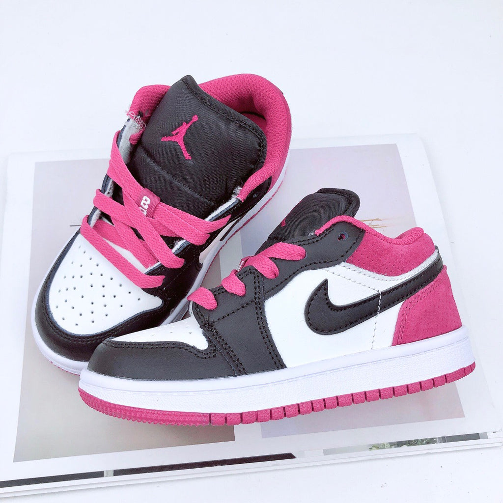 Joe 1 low-top elastic buckle parent-child shoe" pink"