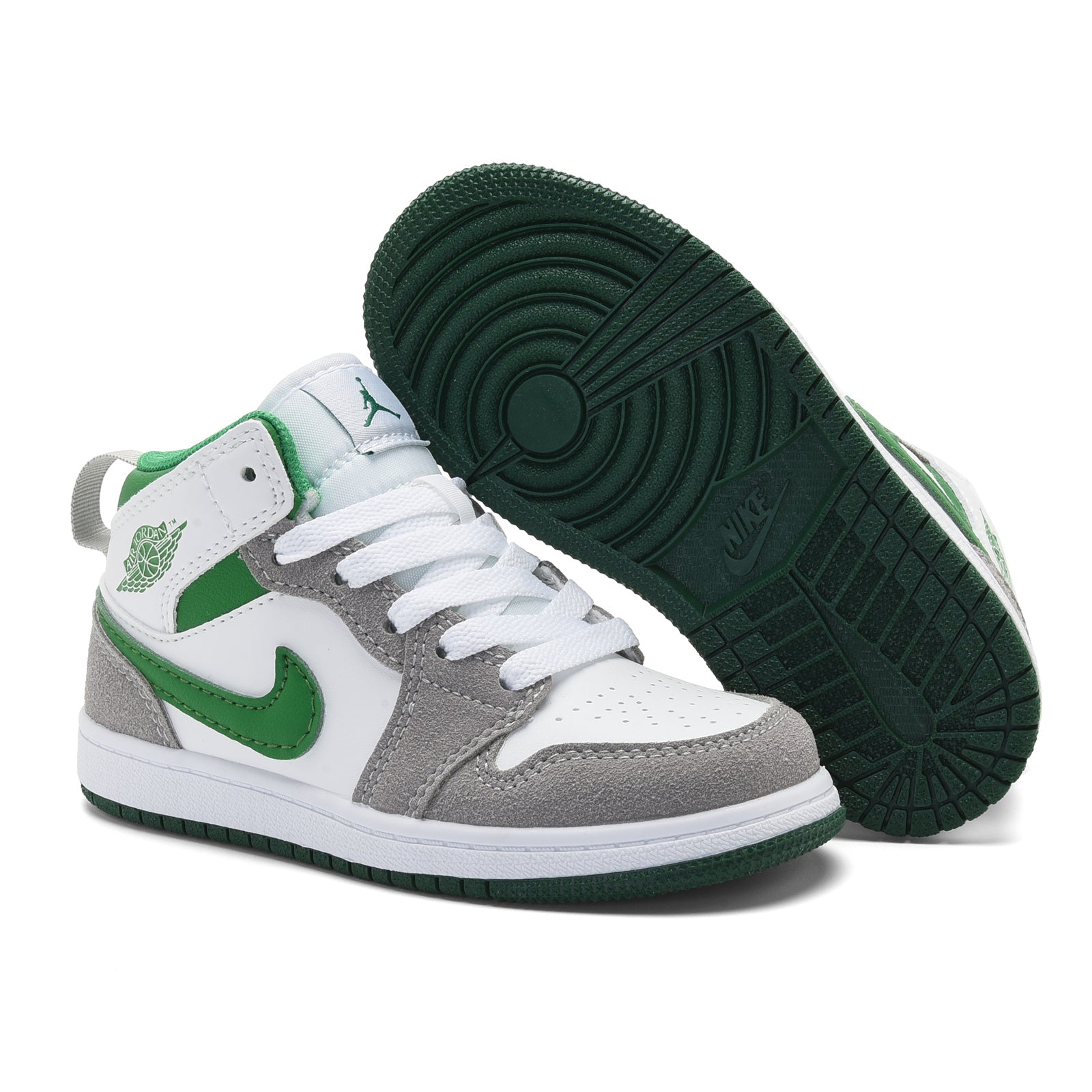 AJ-127" Gray, green"
