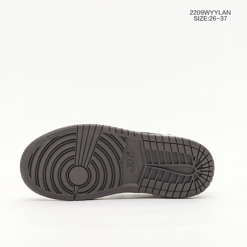 Jordan low-top hook series" white, black, brown, cream"