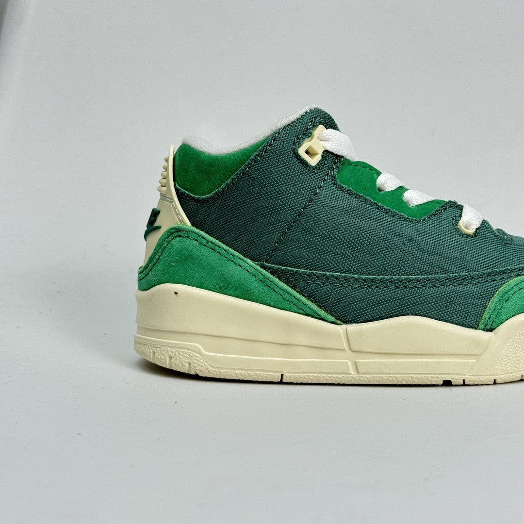 Jordan 3 children's shoes" green"
