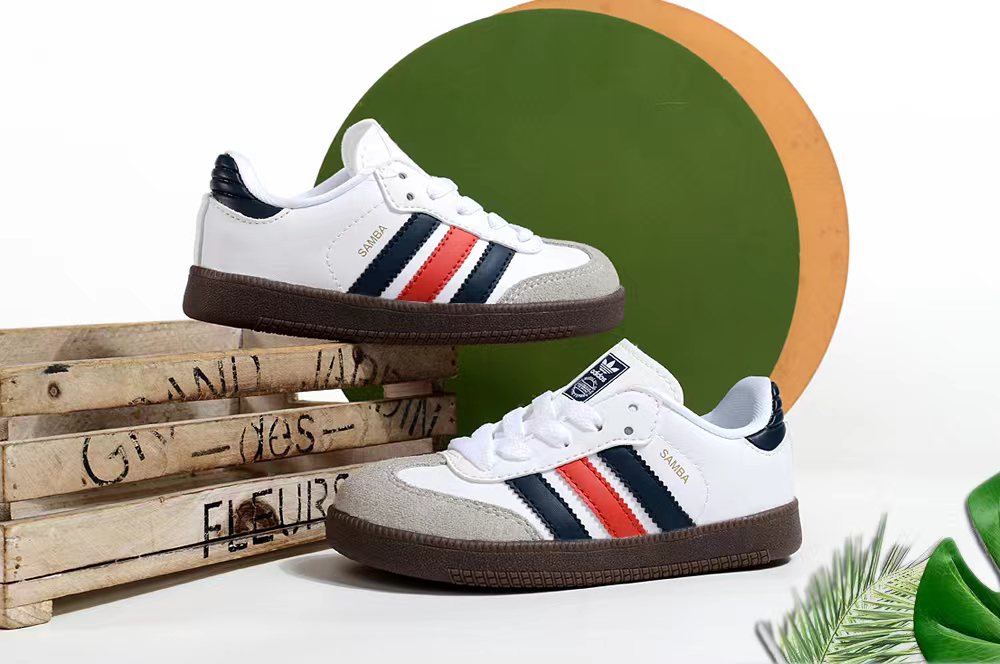Adidas children's training shoes" white"