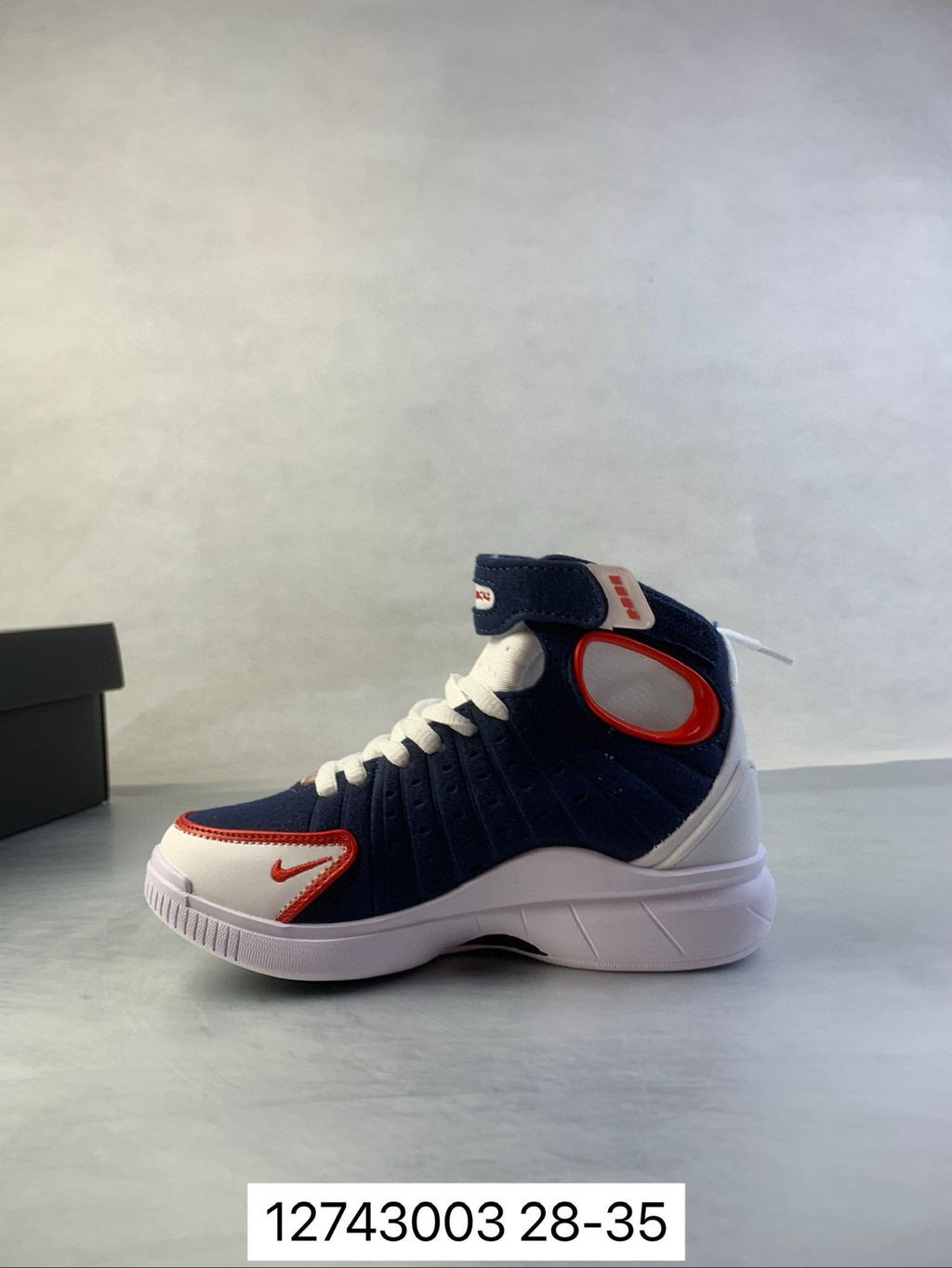 Nike Air Zoom 2K4 basketball shoes " Navy"