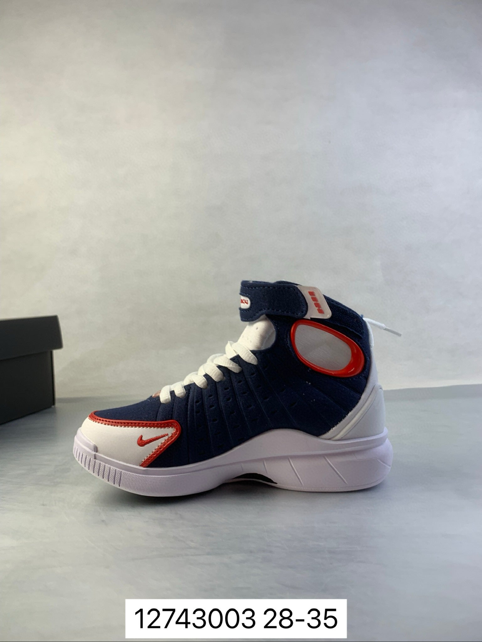Nike Air Zoom 2K4 basketball shoes " Navy"