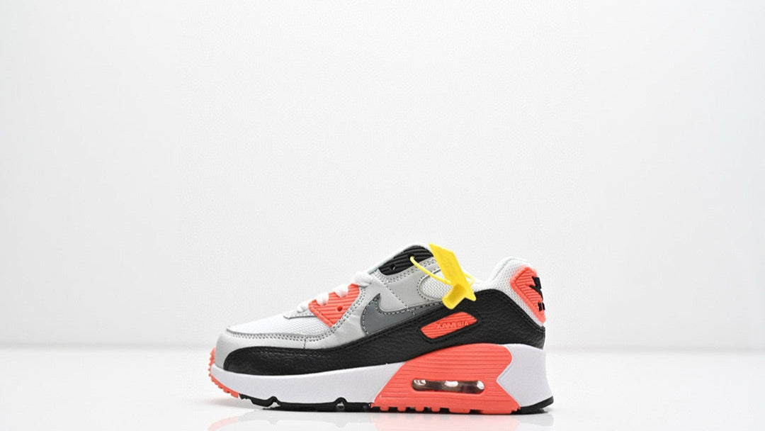 Cushion Children's Shoes " White, & orange"