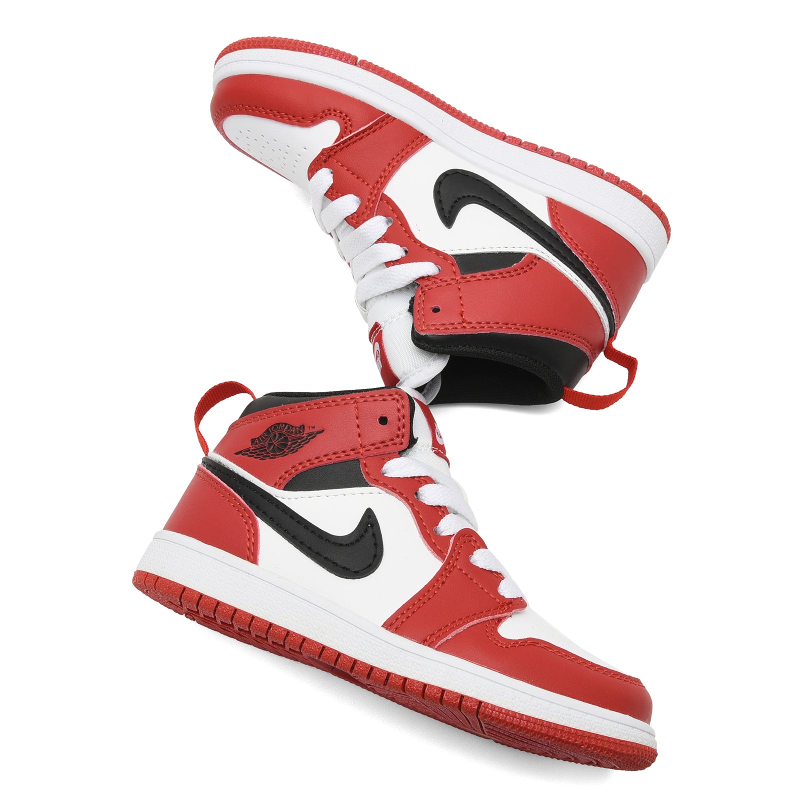 AJ-127" white, red"