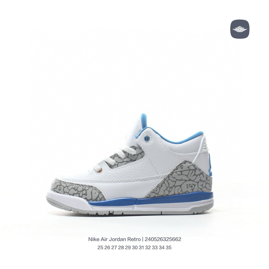 Joe 3" white, blue"