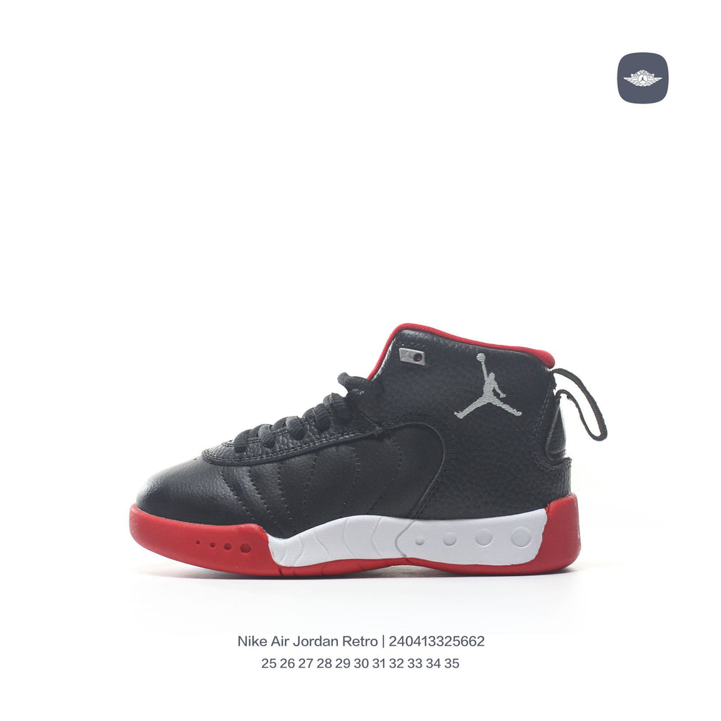 Jordan Retro-combat basketball shoes " black, red"
