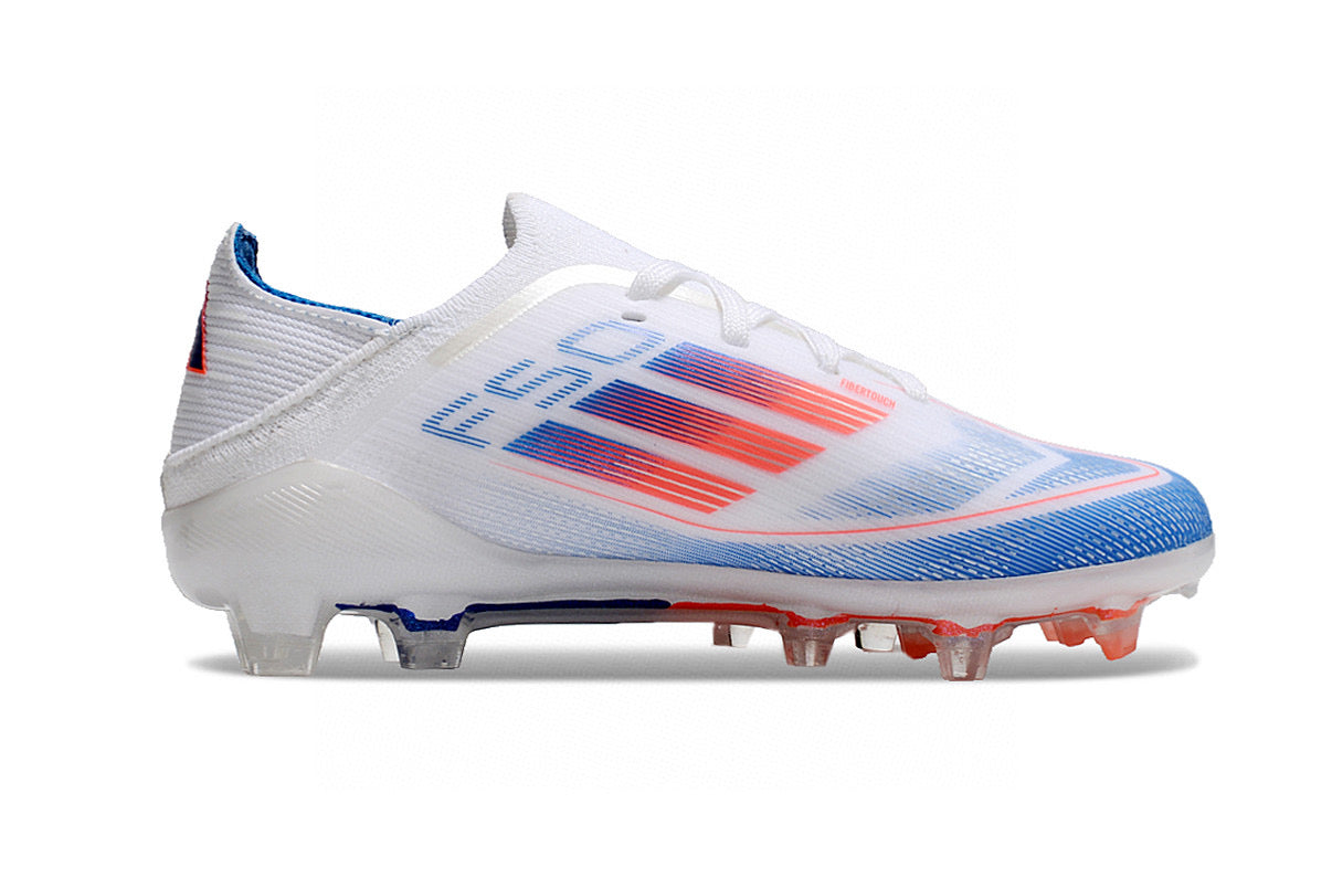 Adidas F50 knitted waterproof football shoes" white"