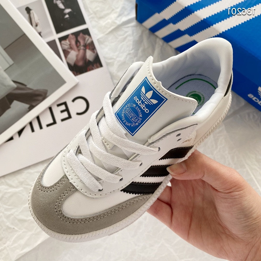 Dexun co-branded children's sneakers" gray, white"
