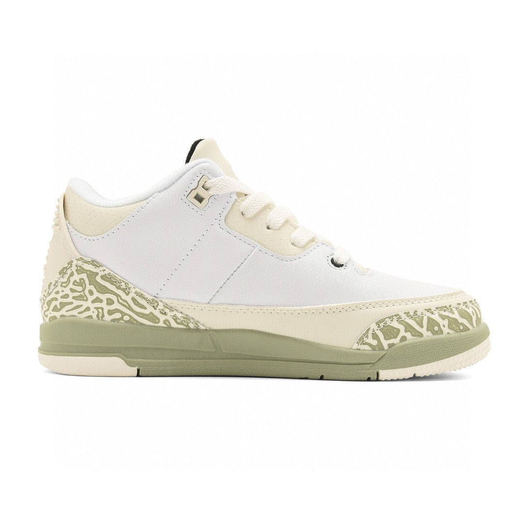 Jordan AJ3 children's shoes" white, cream, mint green"