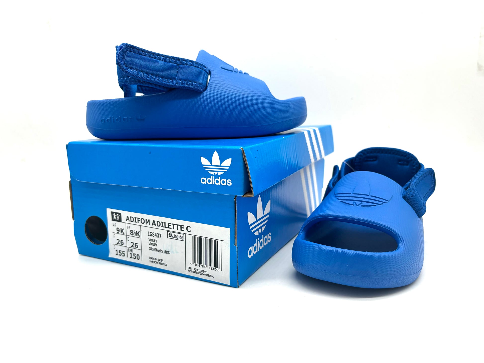 Adidas clover two-way open-toe outdoor "blue"