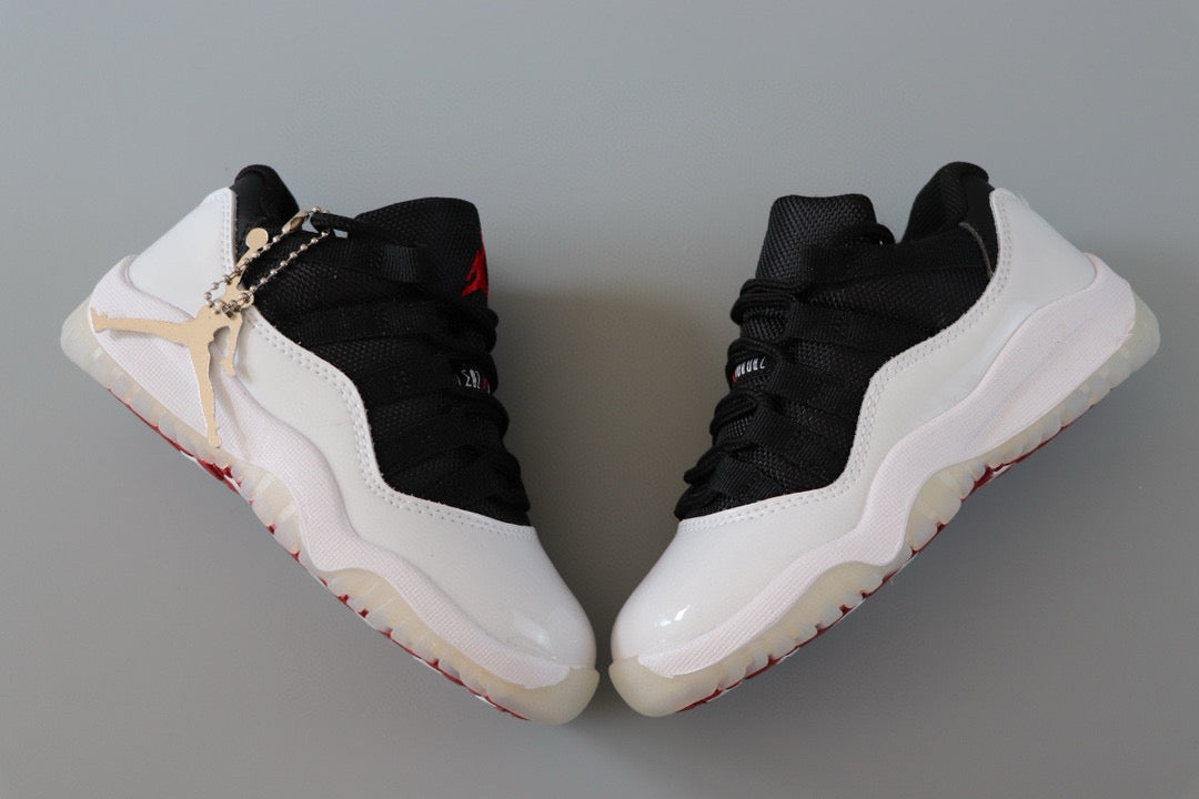 Joe 11 low-top children's shoes" black, white"
