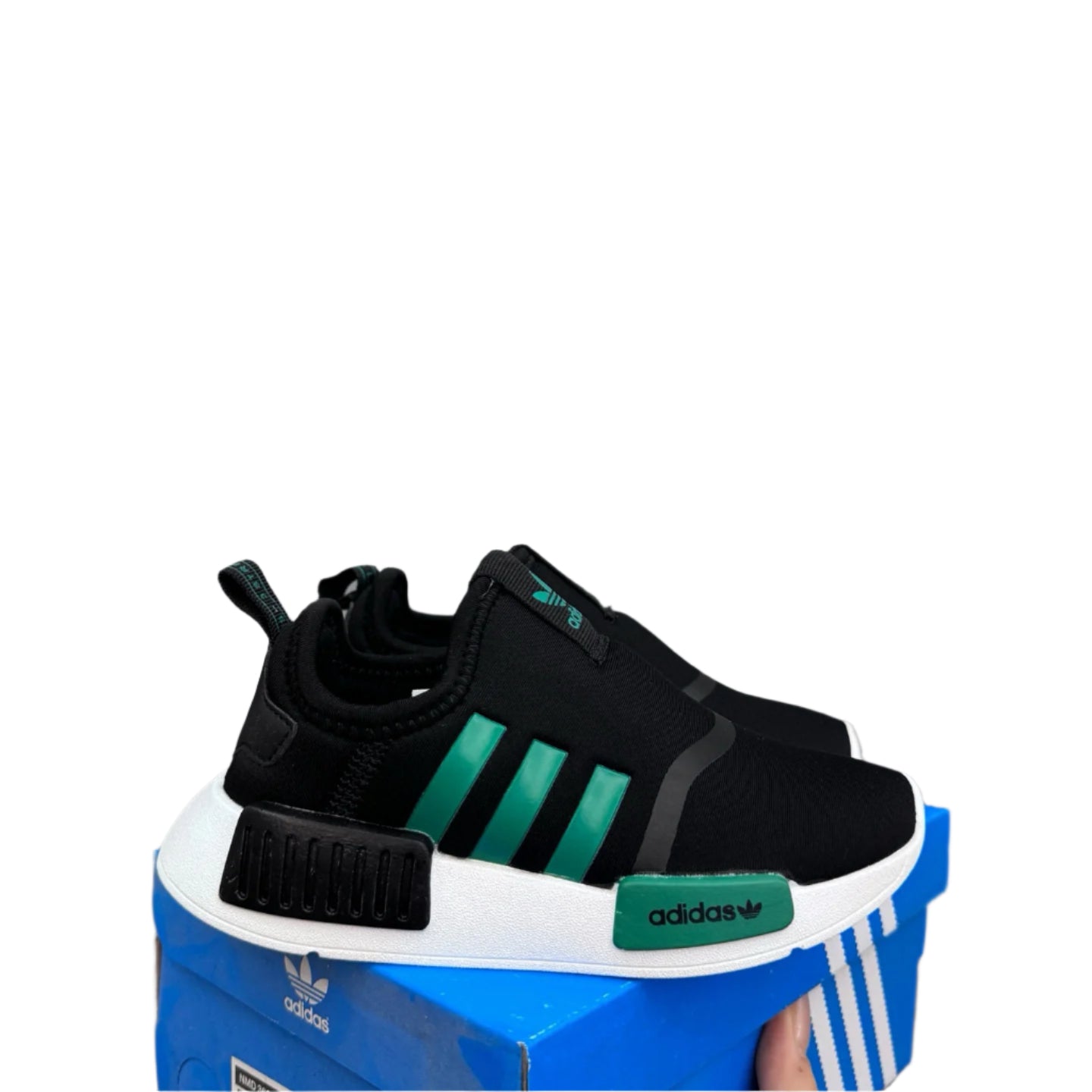 NMD slip-on shoes for kids" black"