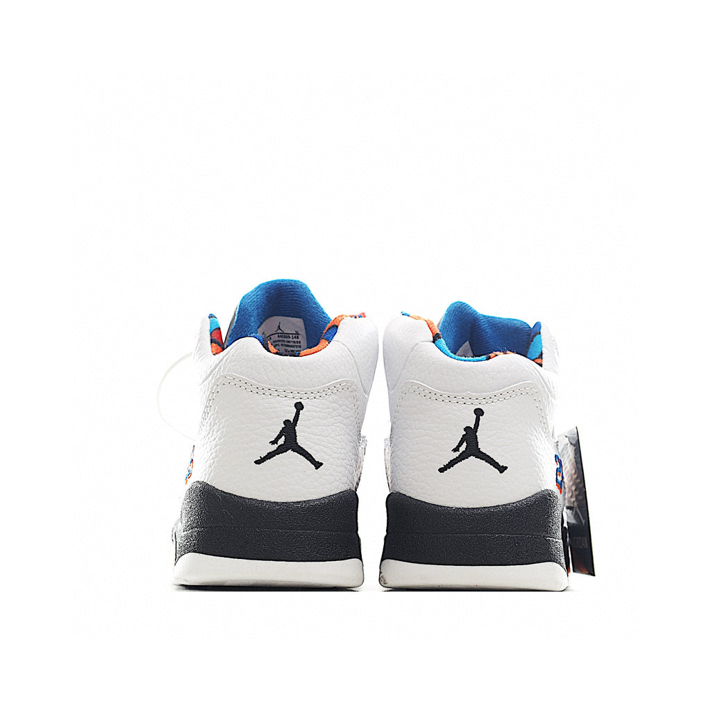Jordan 5 children's shoes" white, orange"