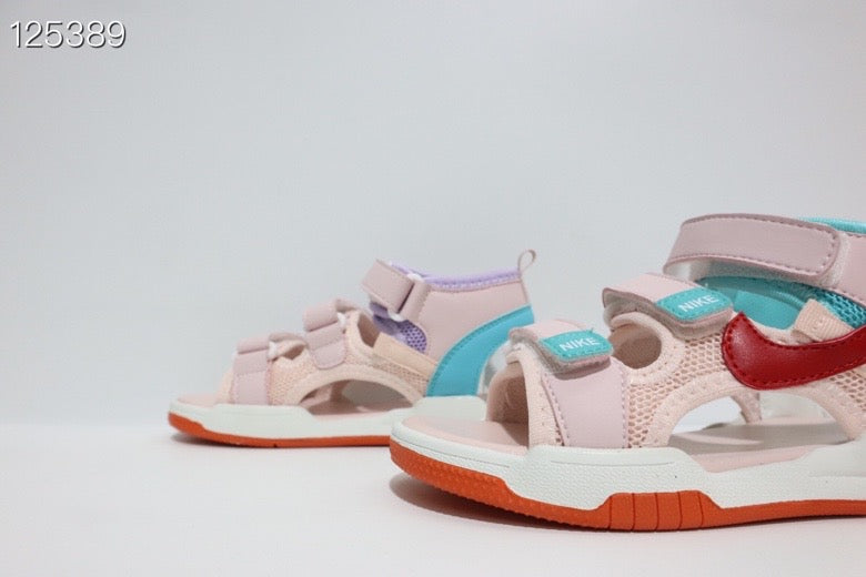 NK high top Velcro children's sandals "light pink"