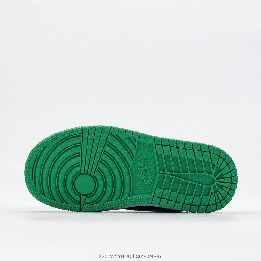 Joe 1 low-top children's shoes" black, green"