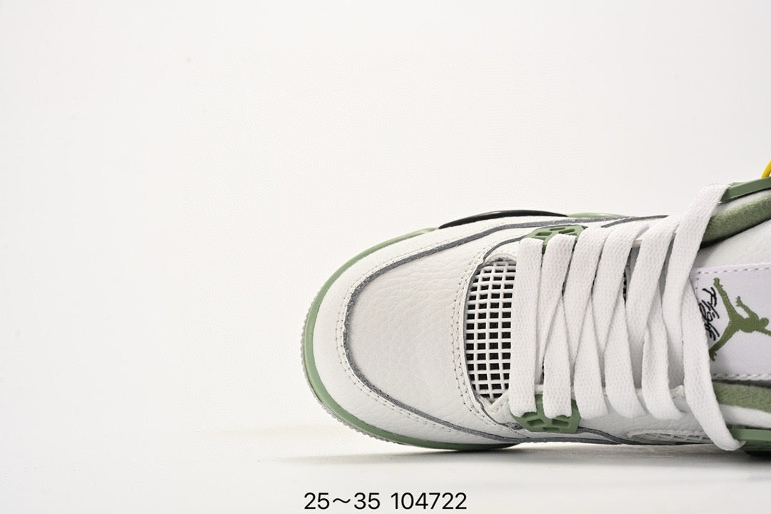 Joe 4 air cushion high quality children's shoes " white, lime green"