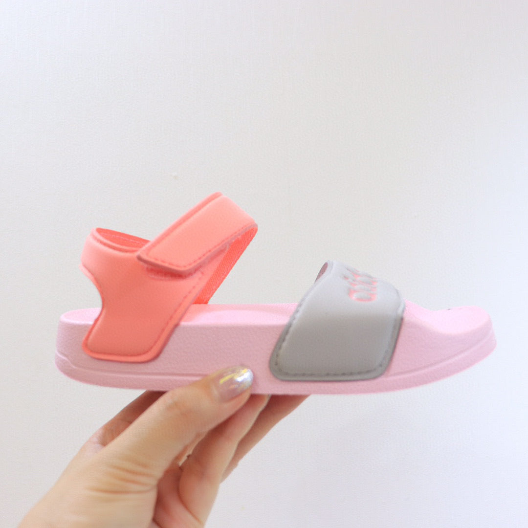 Adidas Candy Velcro Sandals" pink, orange"