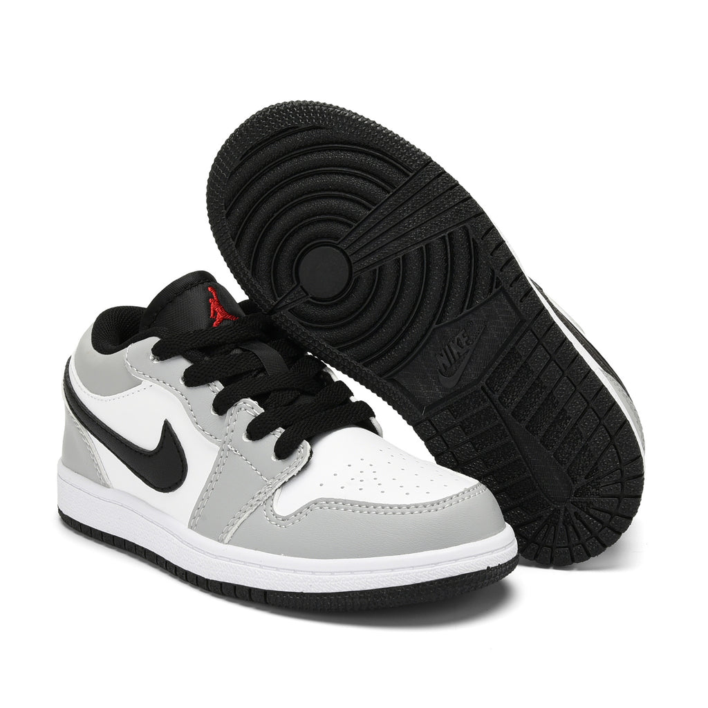 Qiaoyi low-top shoelaces" white, gray"