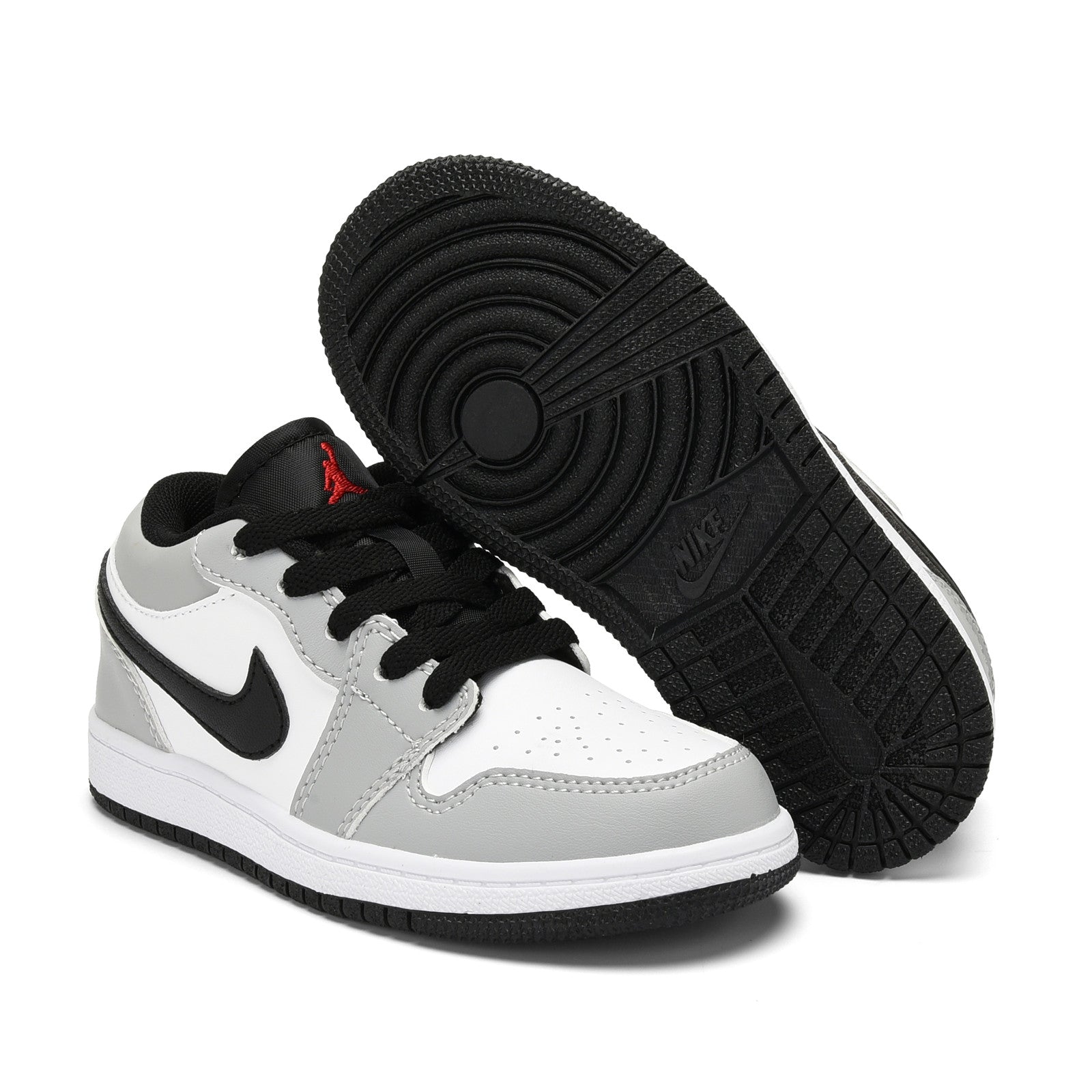 Qiaoyi low-top shoelaces" white, gray"