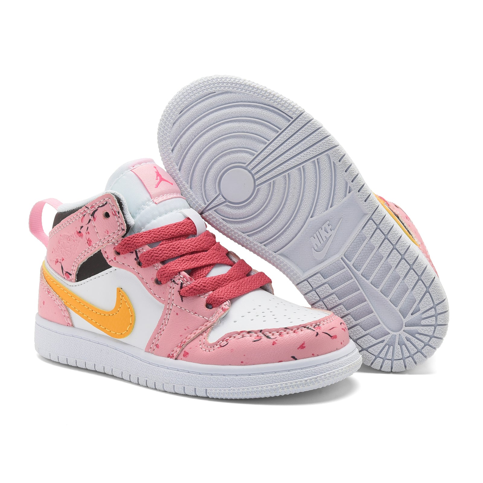 AJ-127" white, pink"