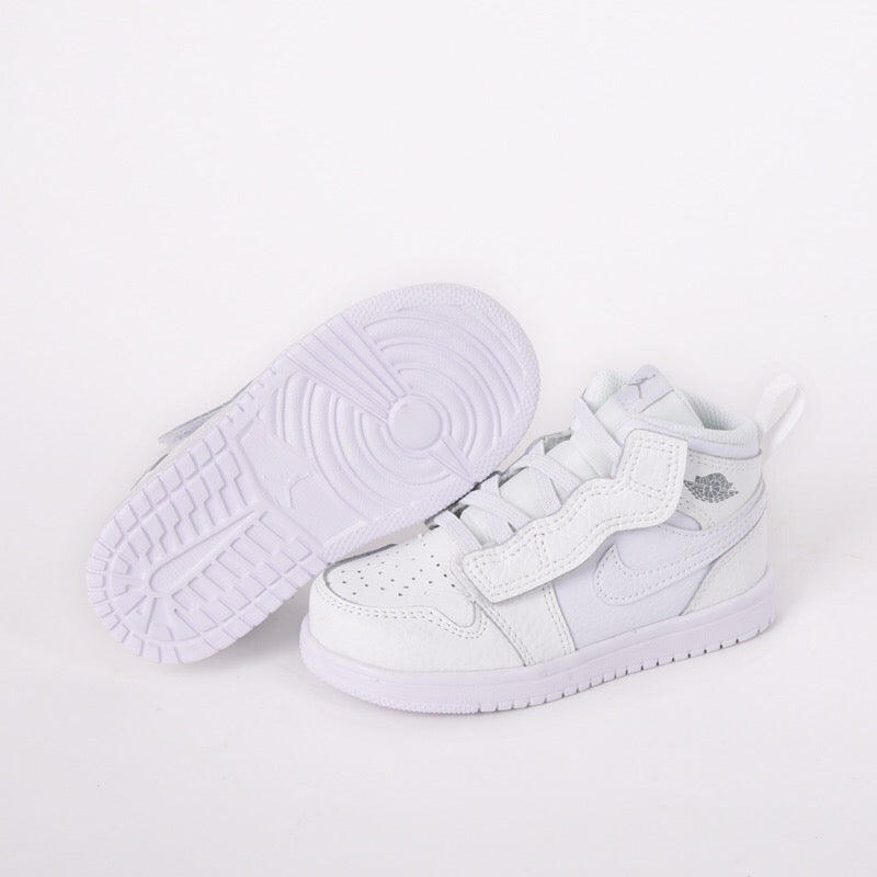 Jordan high top elastic band"  white"