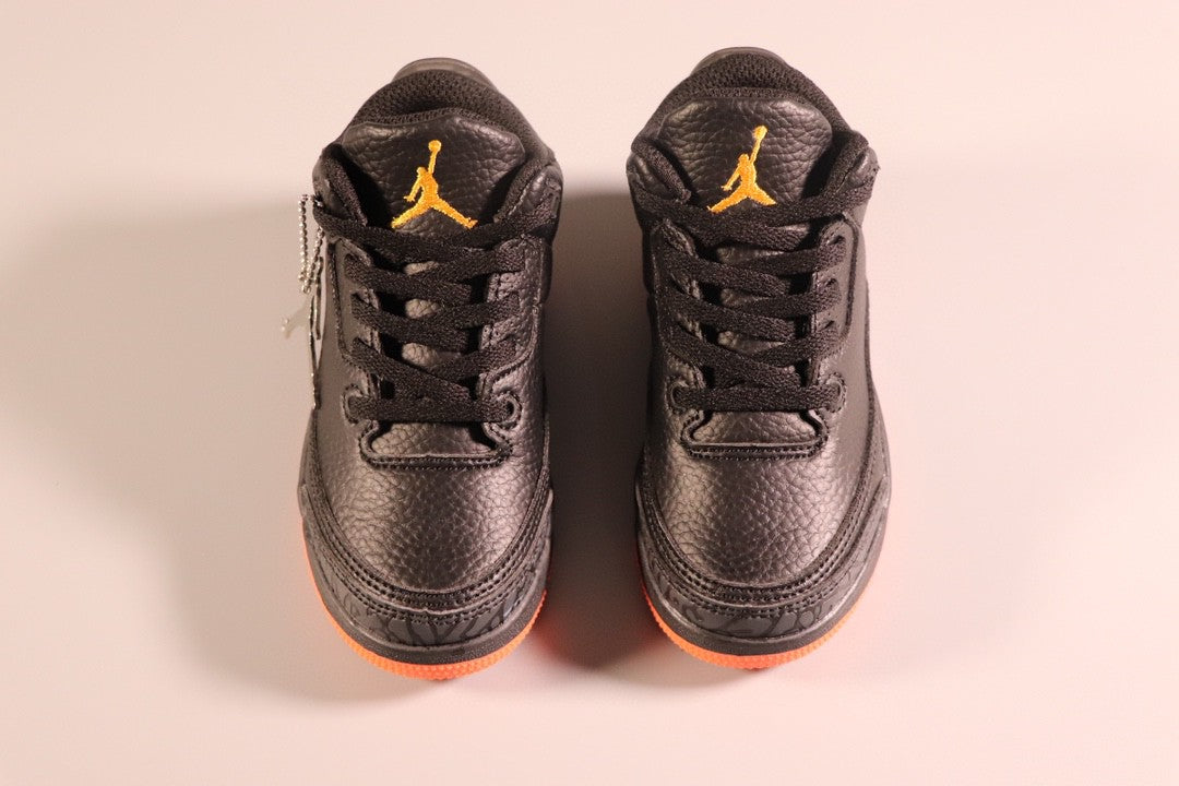 Jordan AJ3 children's shoes" black, orange"