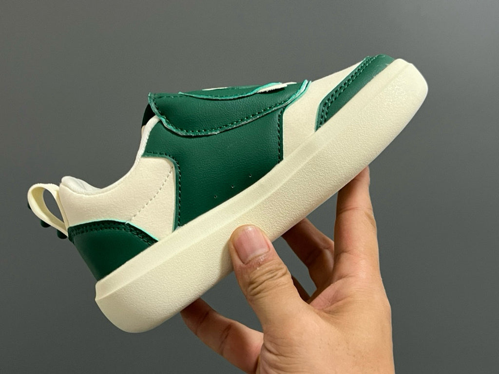 Adidas Little Dragon joint Velcro children's shoes" cream, green"