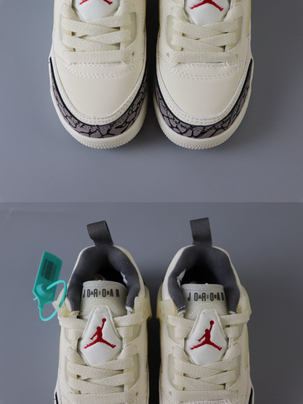 Jordan 3.5 children's shoes" Cream color, elephant"