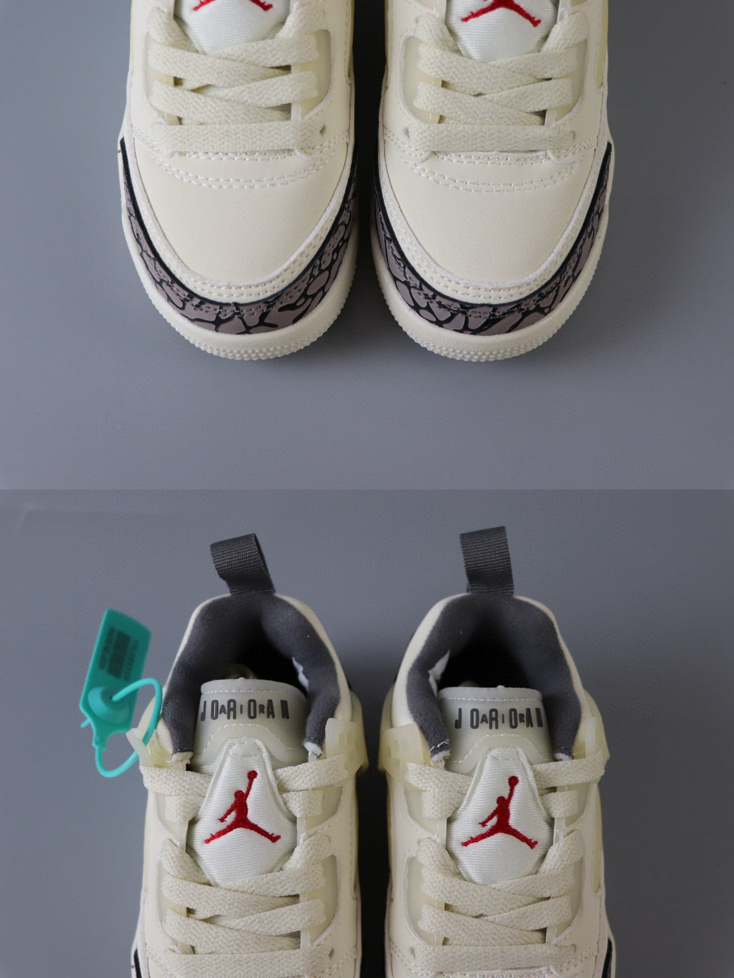 Jordan 3.5 children's shoes" Cream color, elephant"