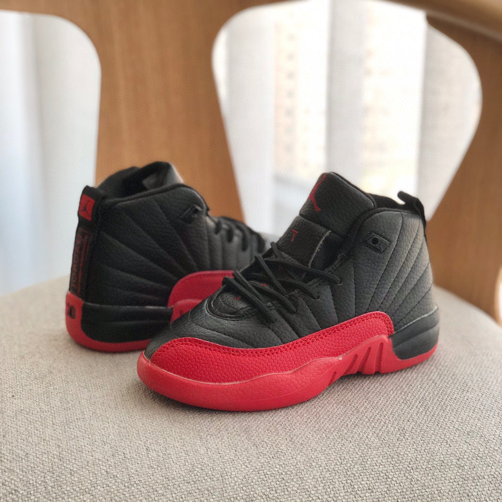Joe 12 high quality children's shoe" black, red"