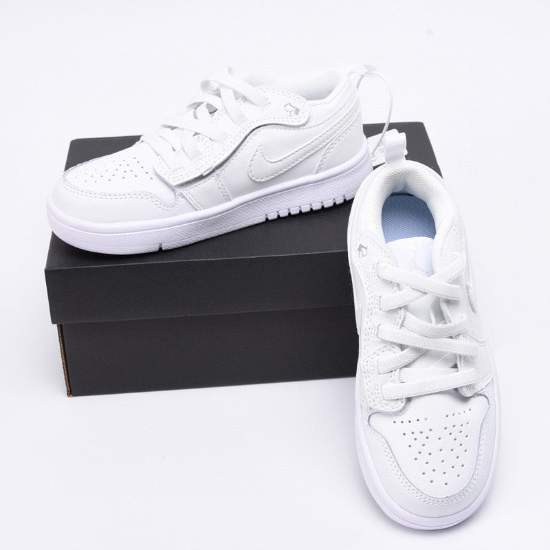 Joe 1 magic buckle children's shoes" white"