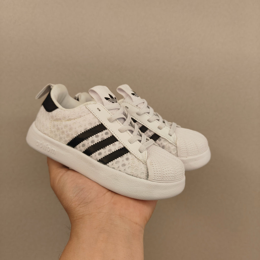 shell toe second generation" white"