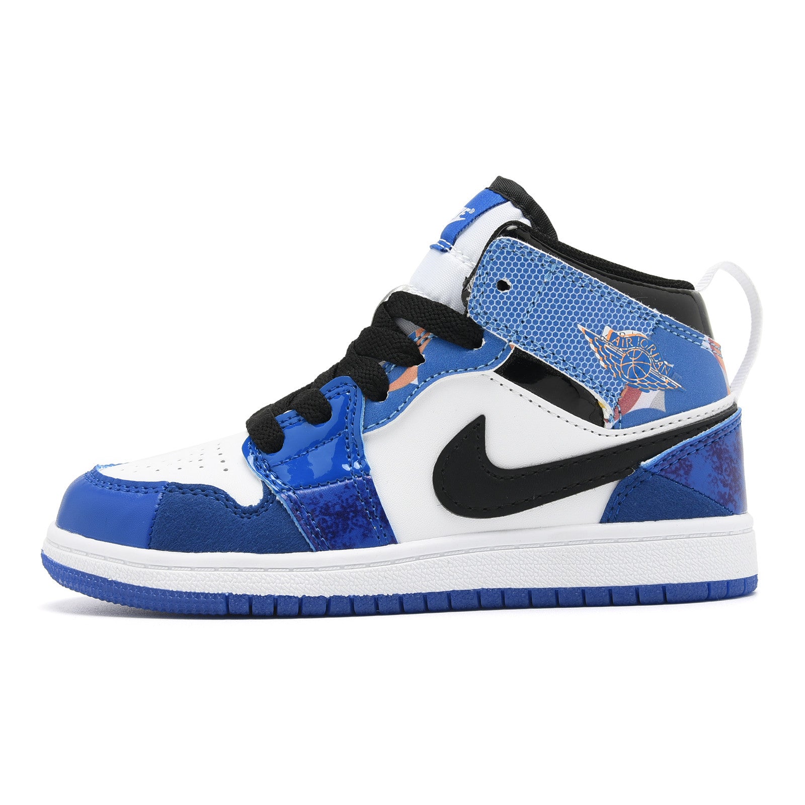 AJ-127" white, blue"