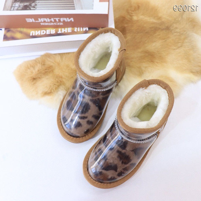 UGG children's jelly boots " brown, black, and tan"