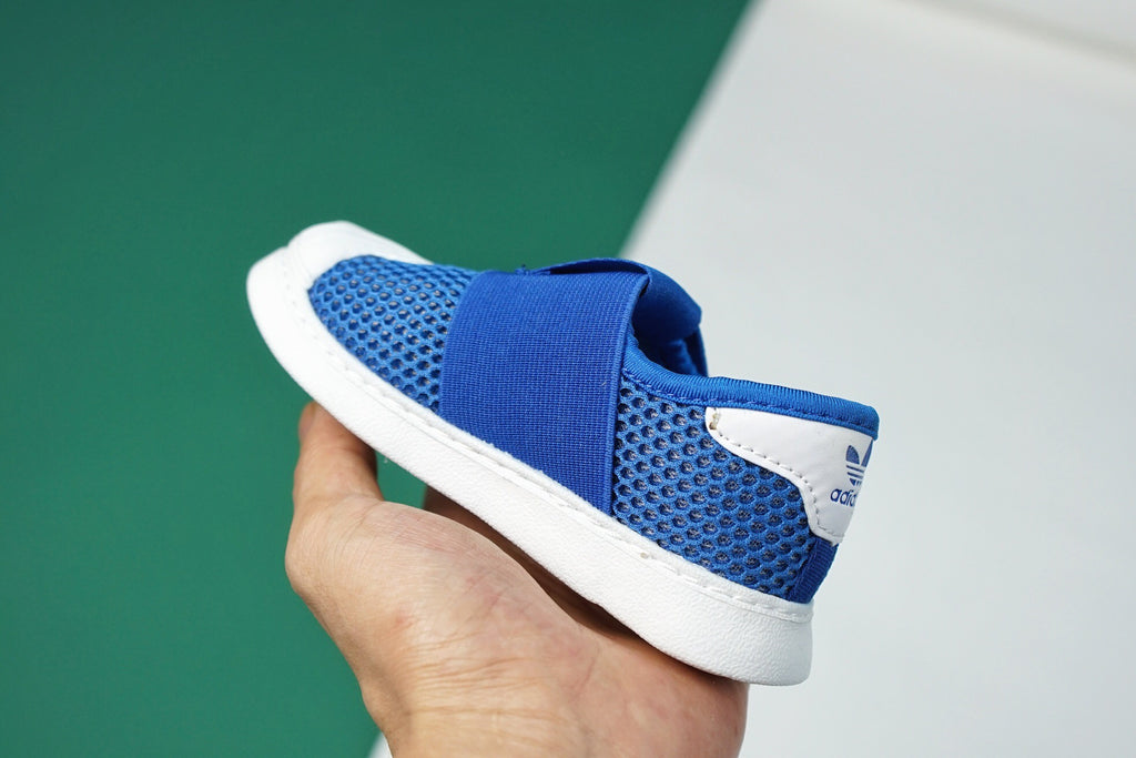 AD one-step soft shell mesh bandage shoes" sky blue"