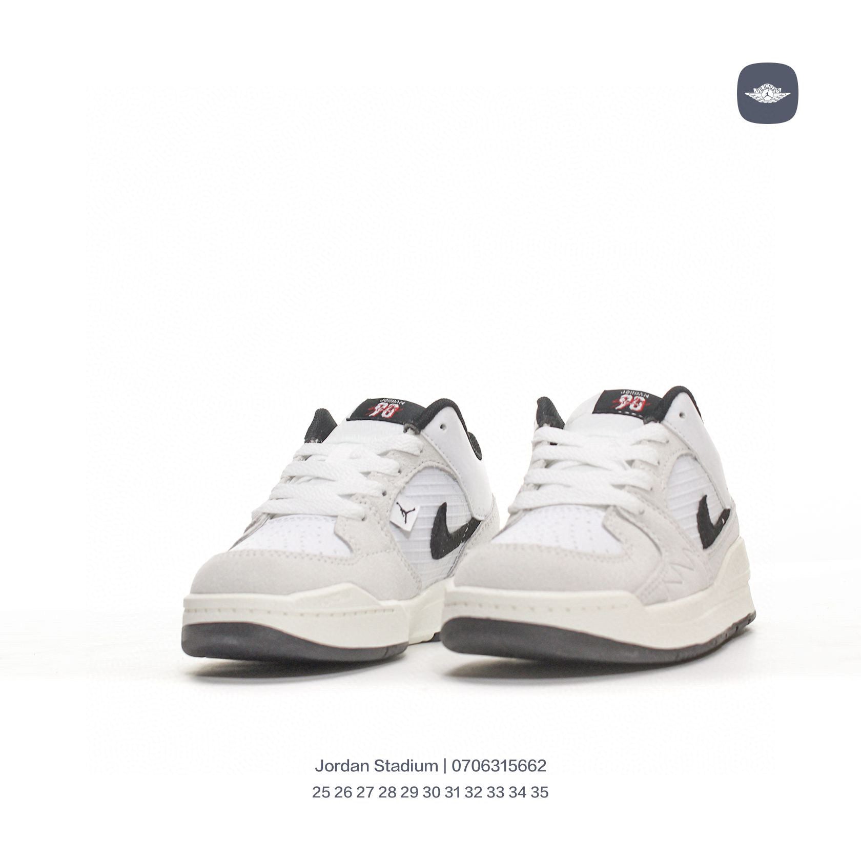 Jordan Stadium sneakers for kid" white, light gray"