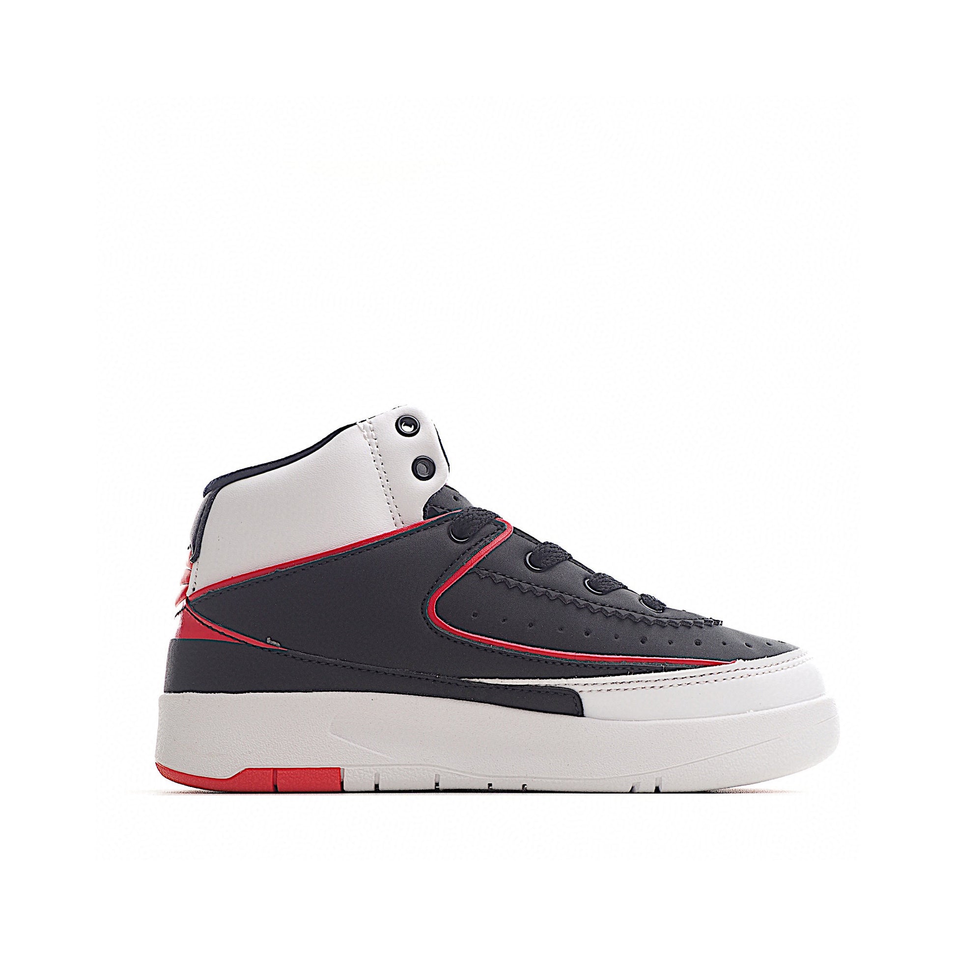 Jordan 2 retro running shoes for kids " white, black"