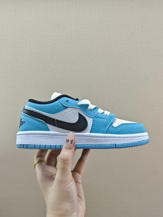 Qiao Yizhuan G version low-top children's lace-up sports shoes" blue"
