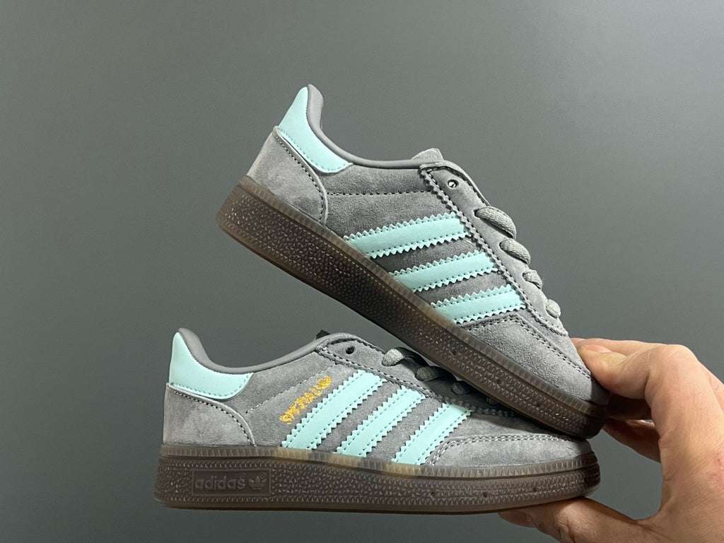 Adidas training 3 generation pig leather children's shoes" gray"