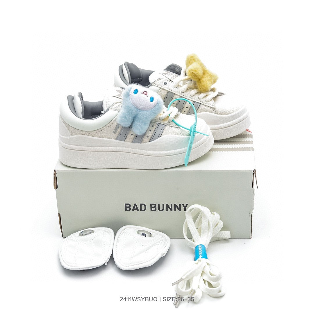 Bad Bunny x Adidas Originals Forum Low Bad Bunny" white, gray"
