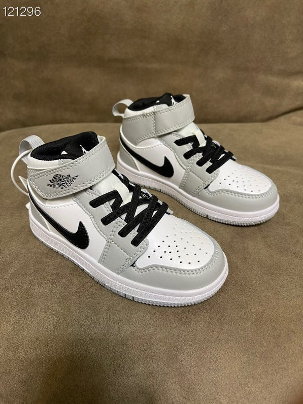 Joe's high-top Velcro children's shoes" gray, white"
