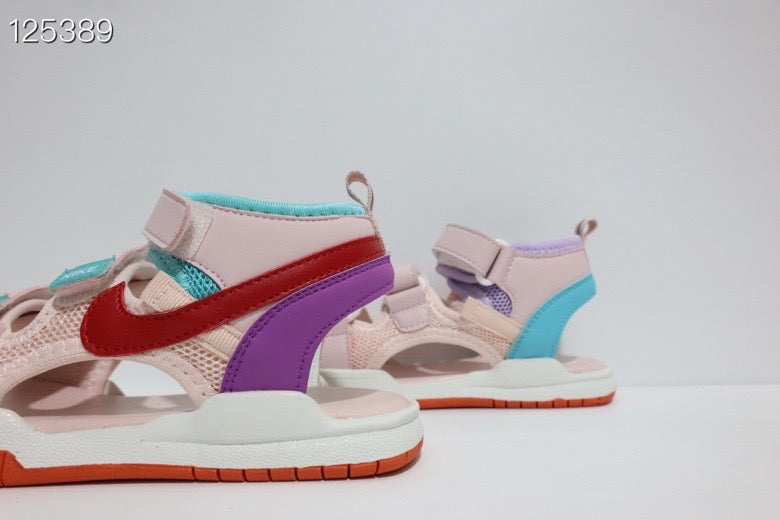NK high top Velcro children's sandals "light pink"