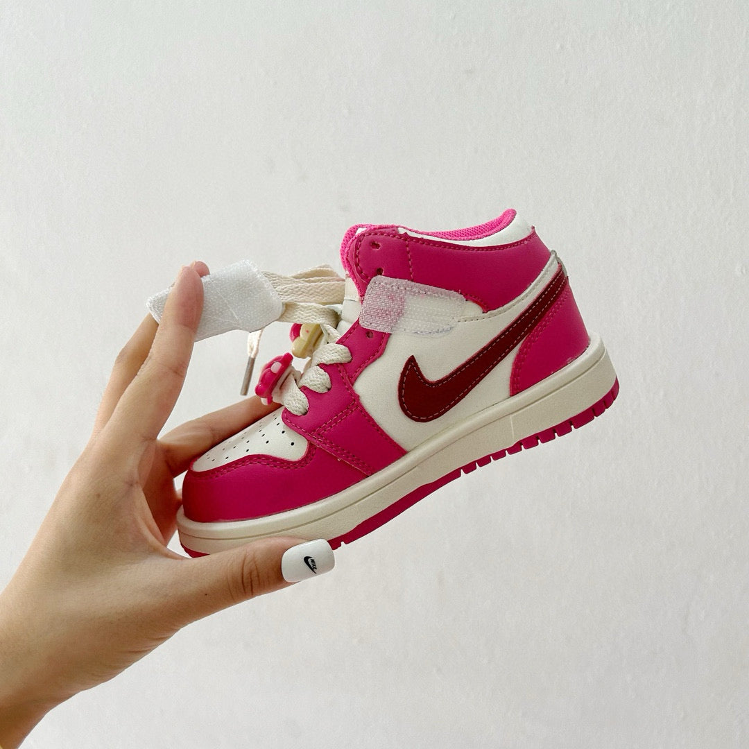 Joe 1 co-branded mid-cut children's "pink"