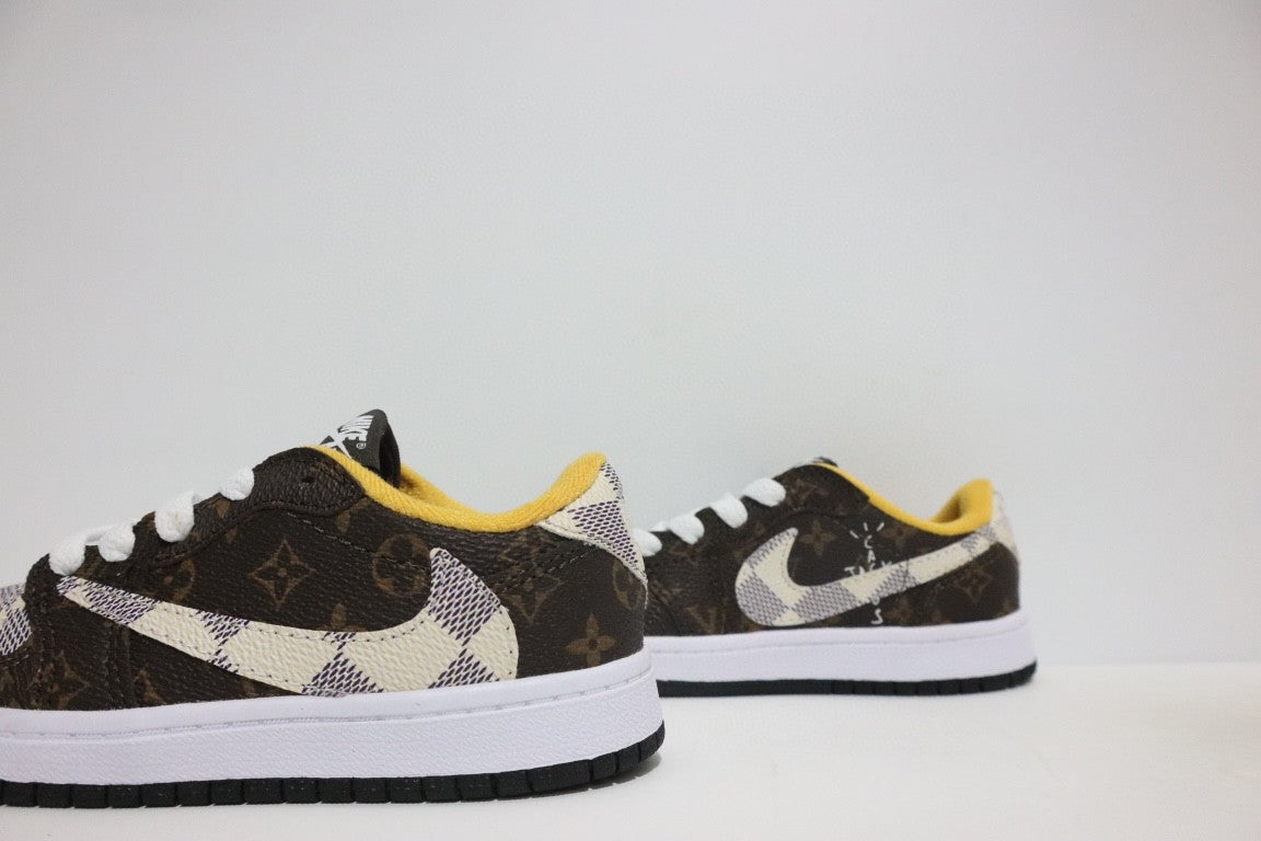 Jordan low-top hook series" Dark Brown"