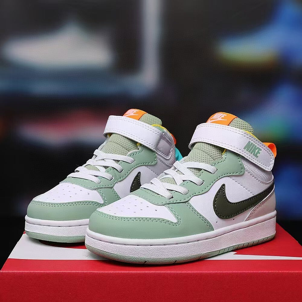 Air Force workwear mid-cut Velcro" white"