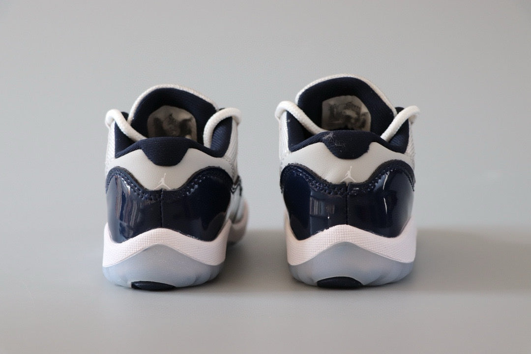 Joe 11 low-top children's shoes" white, navy"